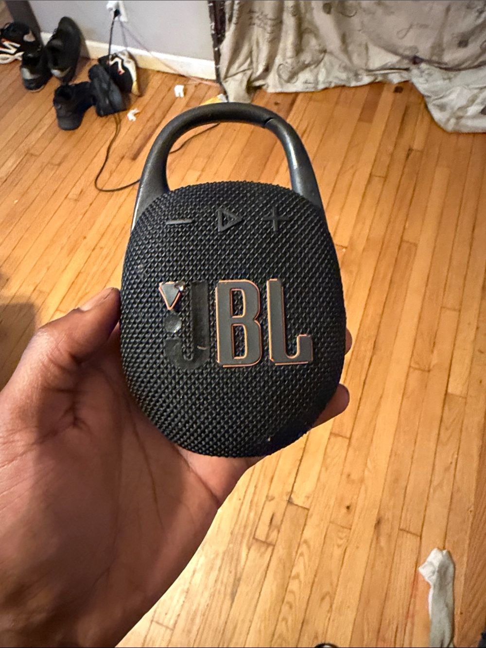 JBL Black Portable Speaker with Built-In Handle